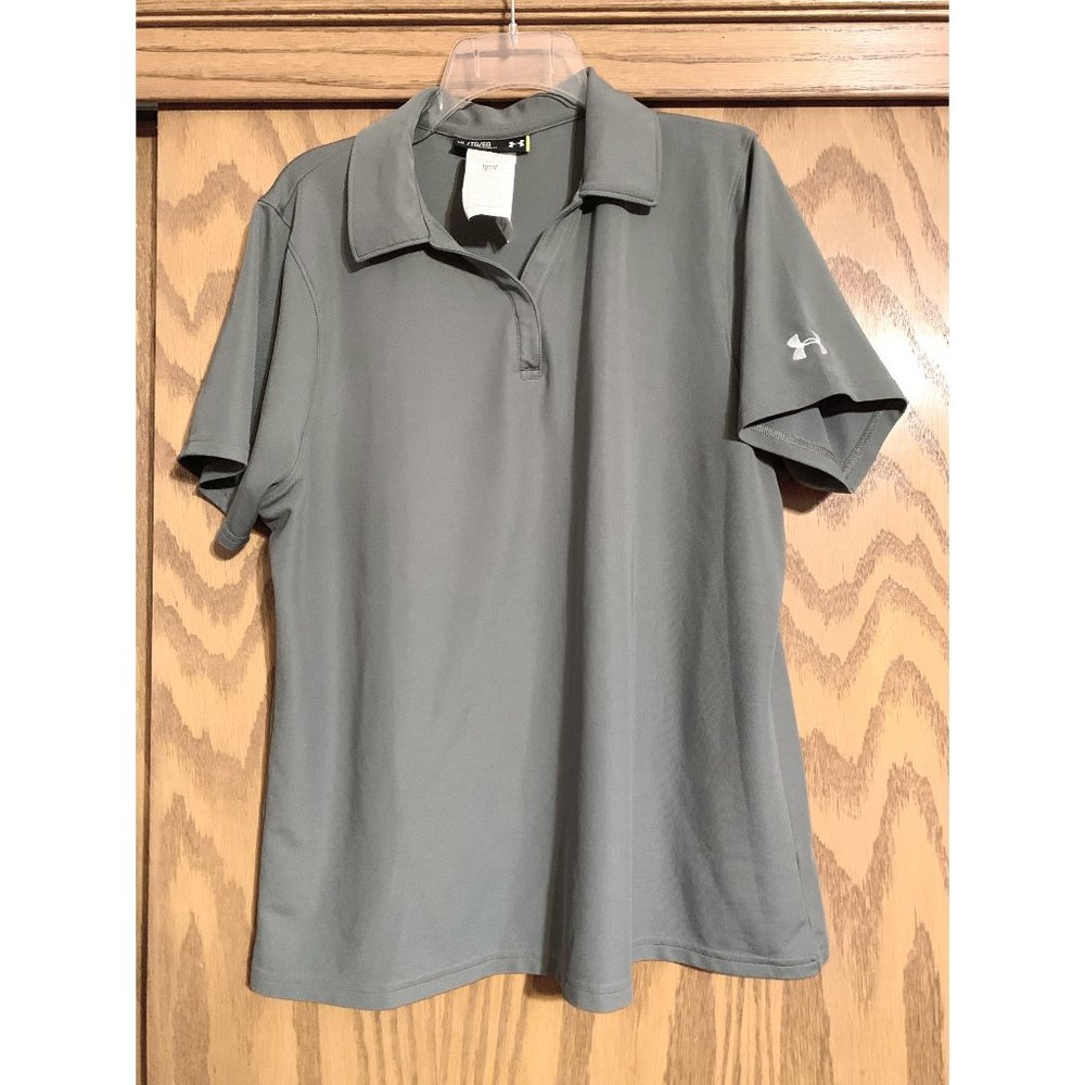 COPY - Under Armour Graphite Grey/Gray Women's Golf Polo